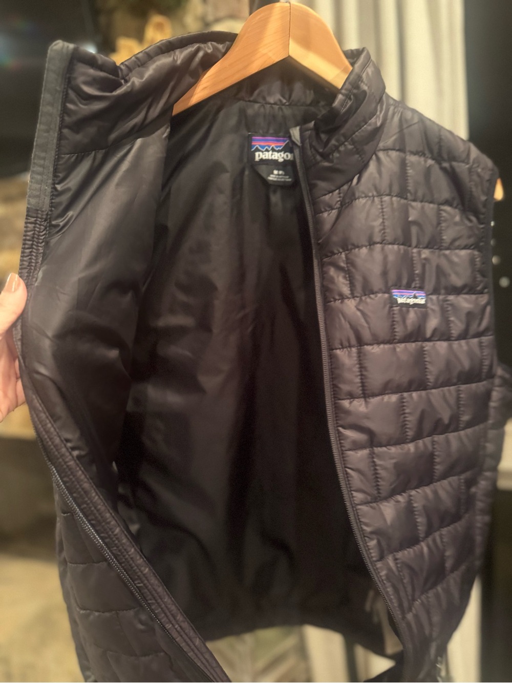Mens Patagonia vest black M Medium EUC - Picture 15 of 15